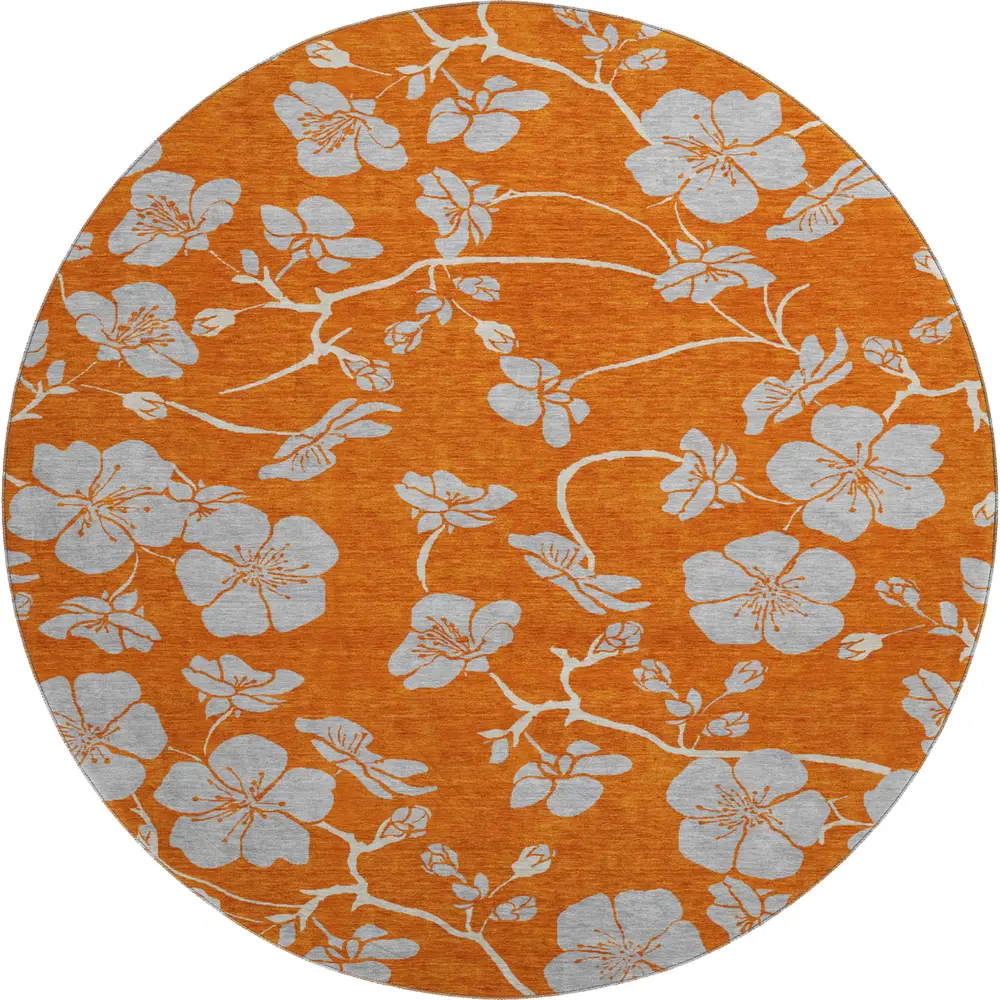 Mayfield AMF1034 Orange 8' x 8' Rug