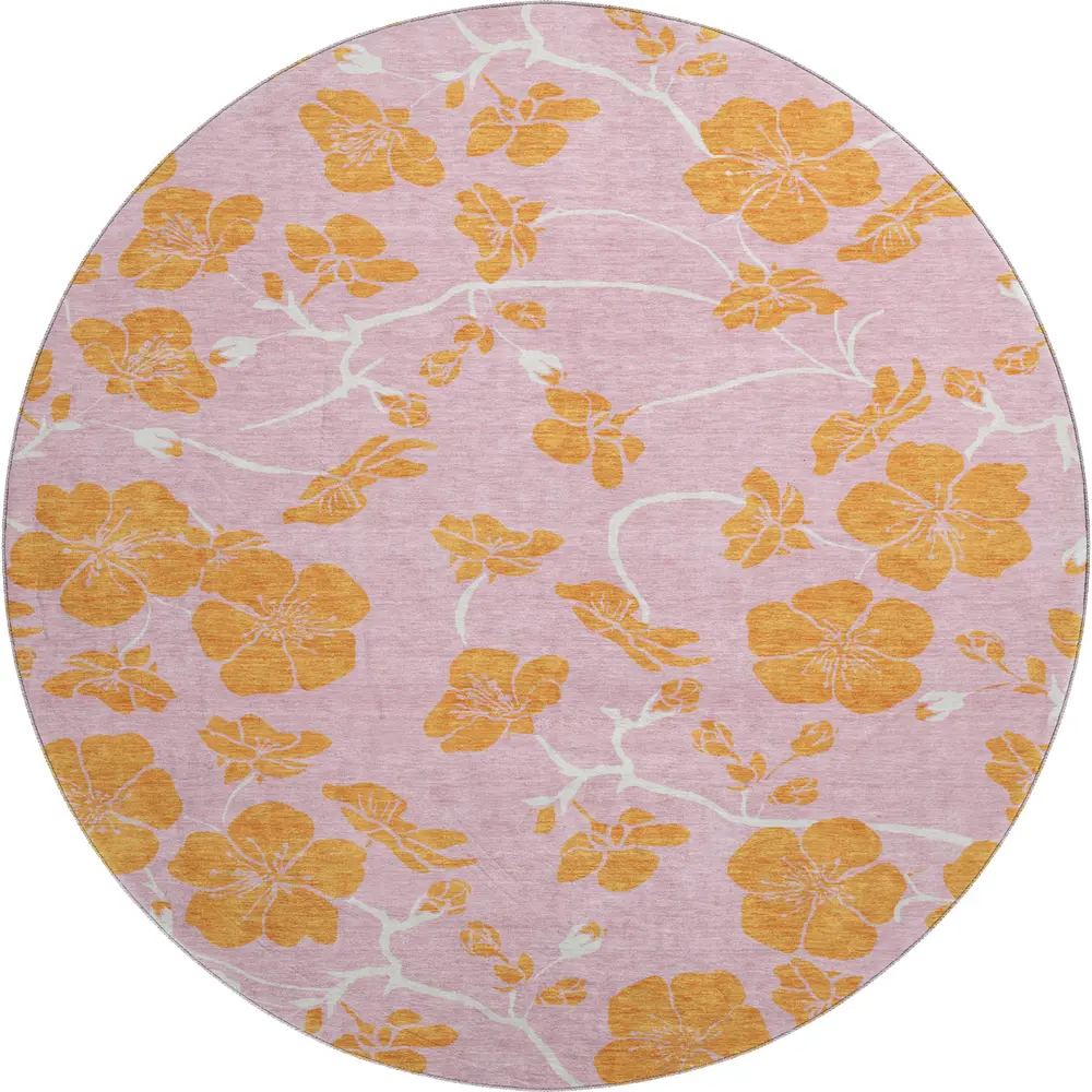 Mayfield AMF1034 Pink 8' x 8' Rug