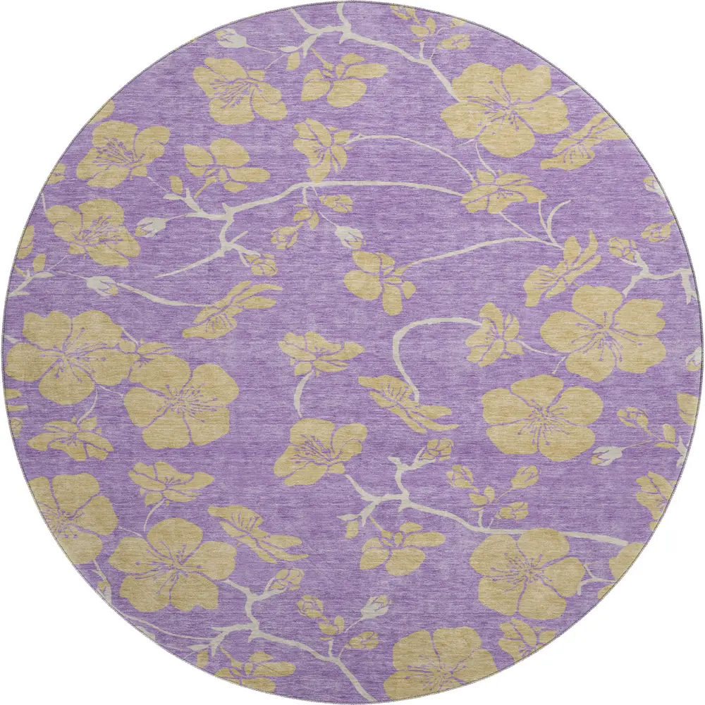 Mayfield AMF1034 Purple 8' x 8' Rug