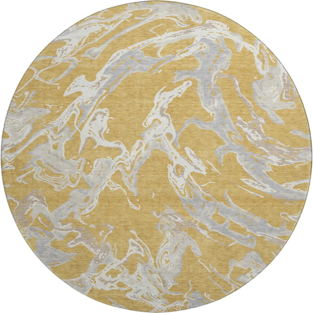 Mayfield AMF1035 Gold 8' x 8' Rug