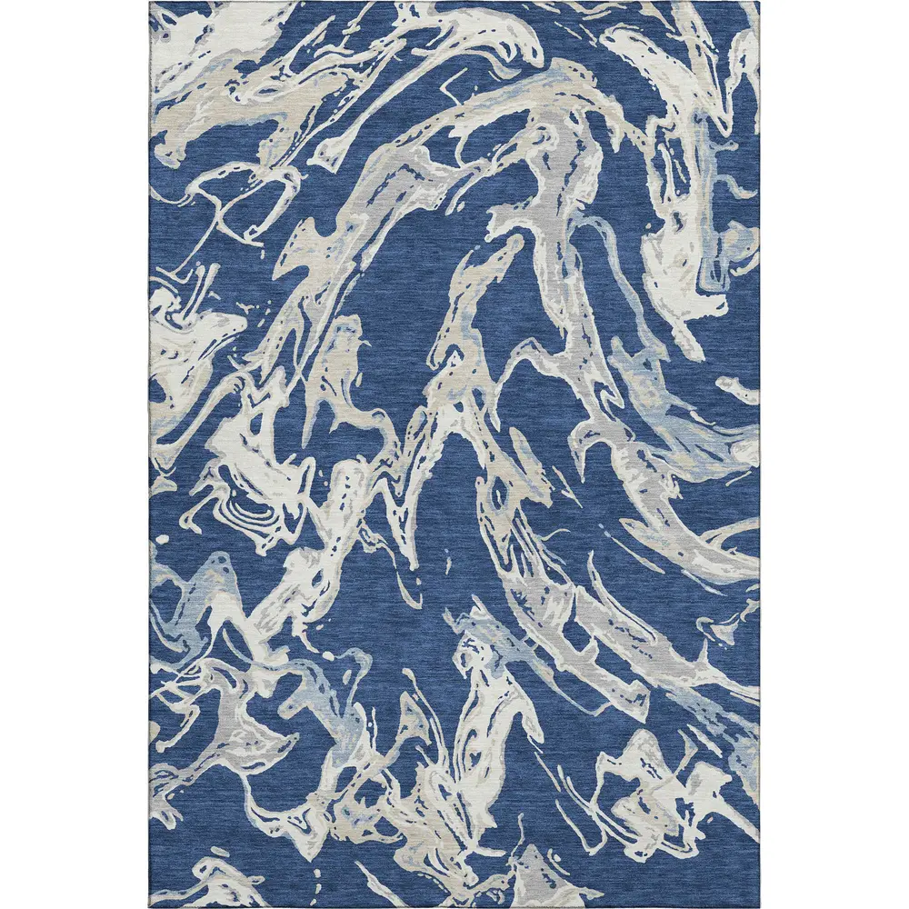 Mayfield AMF1035 Navy 3' x 5' Rug