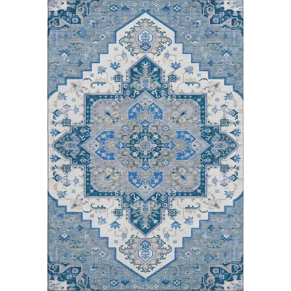 Mayfield AMF1036 Blue 3' x 5' Rug