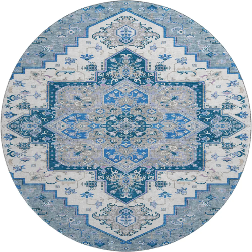 Mayfield AMF1036 Blue 8' x 8' Rug