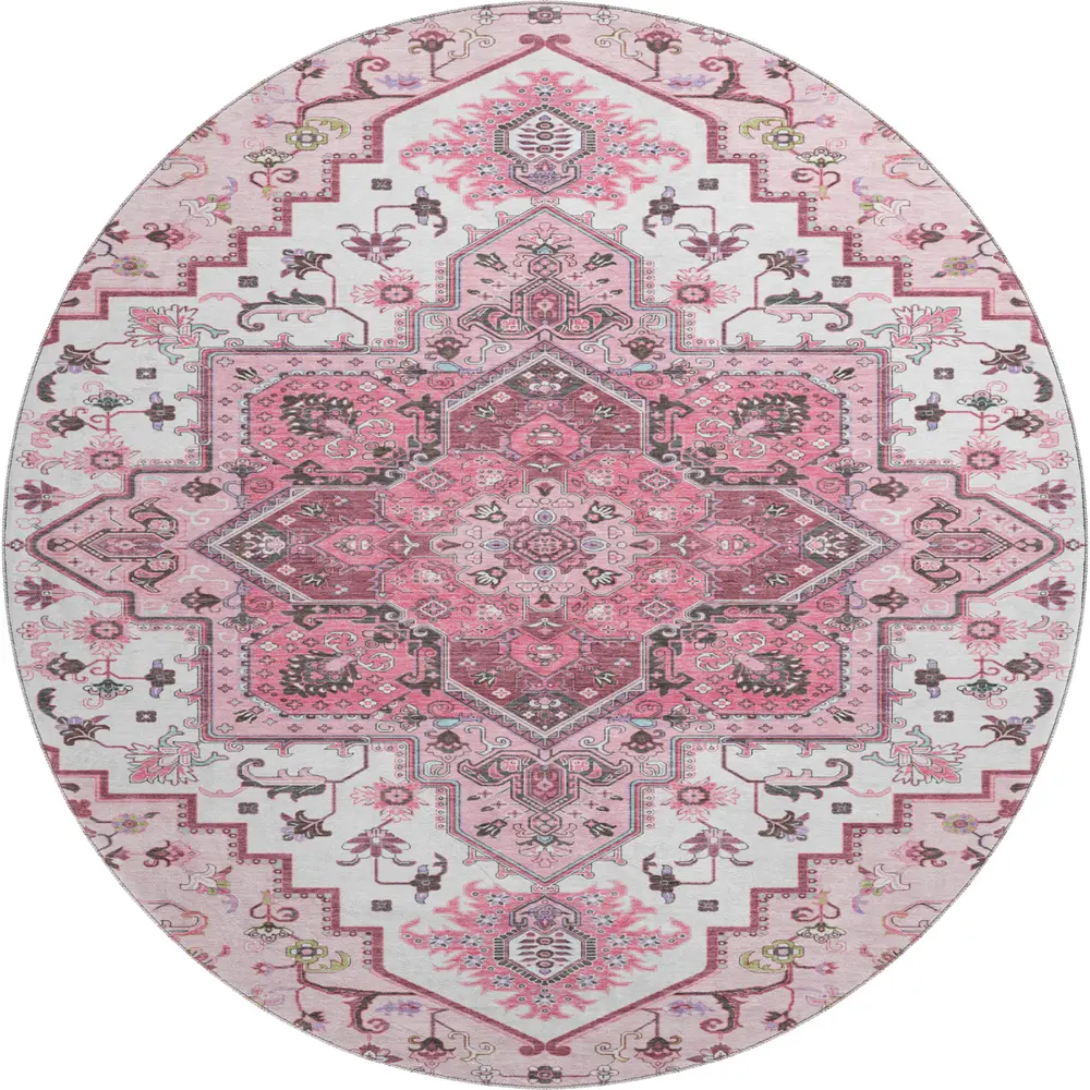 Mayfield AMF1036 Pink 8' x 8' Rug