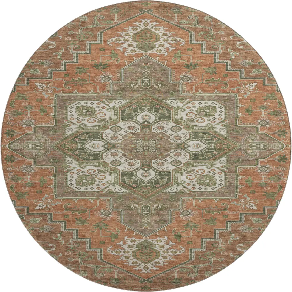 Mayfield AMF1036 Rust 8' x 8' Rug
