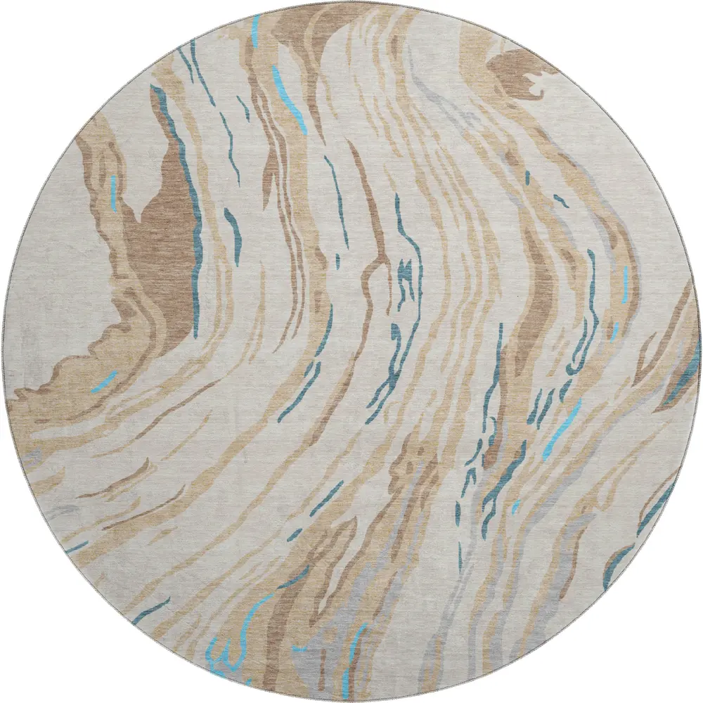 Mayfield AMF1037 Beige 8' x 8' Rug