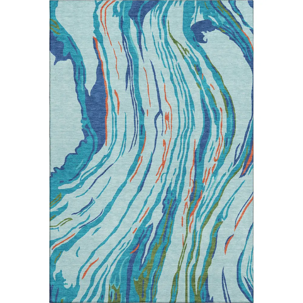 Mayfield AMF1037 Blue 10' x 14' Rug