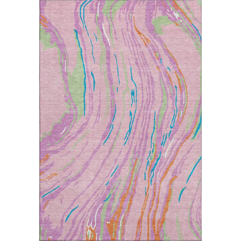 Mayfield AMF1037 Pink 3' x 5' Rug