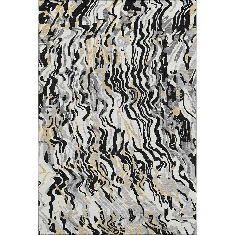 Mayfield AMF1038 Black 8' x 10' Rug