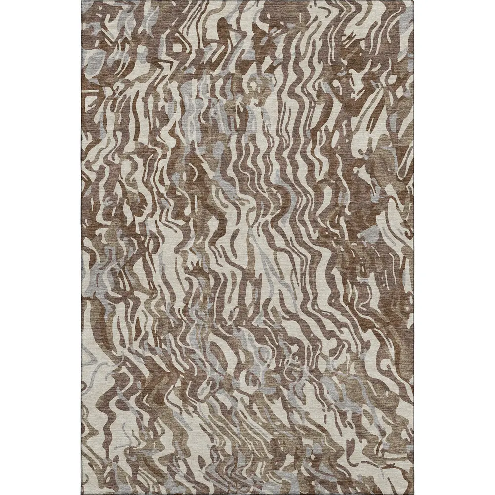 Mayfield AMF1038 Brown 3' x 5' Rug