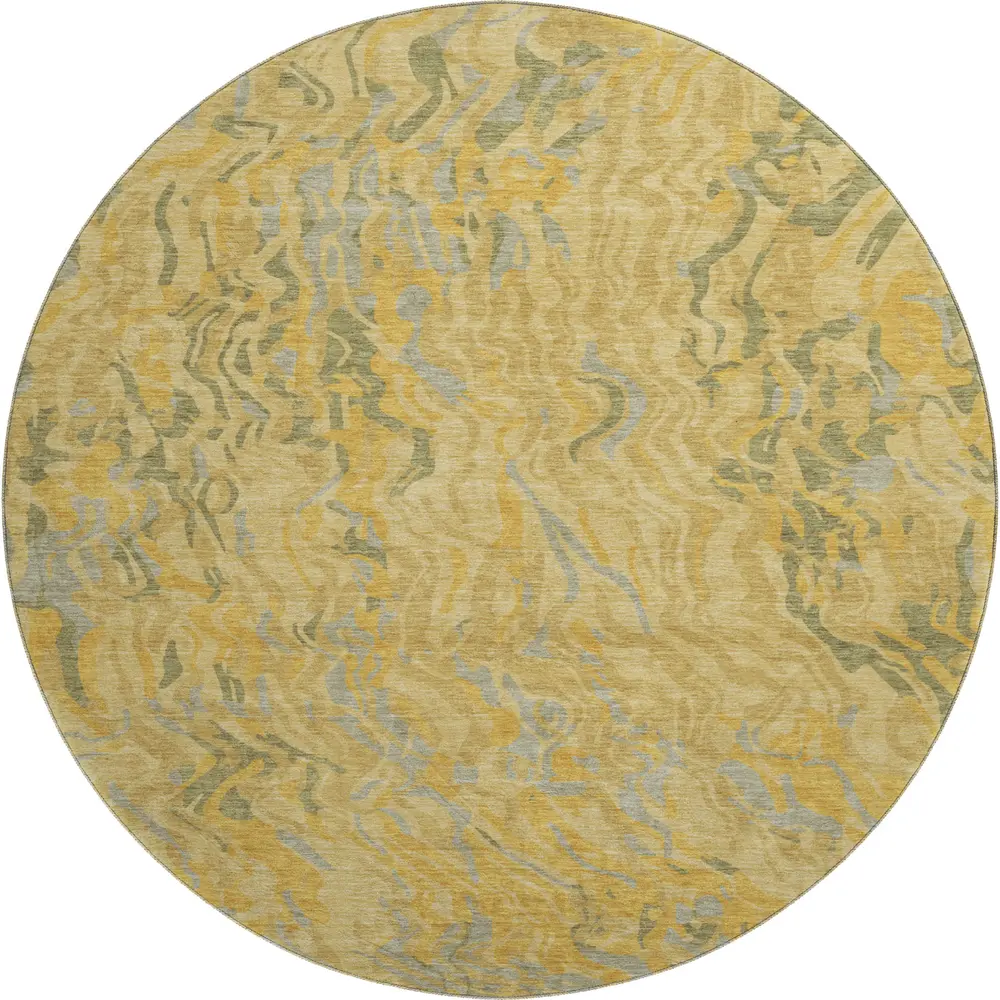 Mayfield AMF1038 Gold 8' x 8' Rug