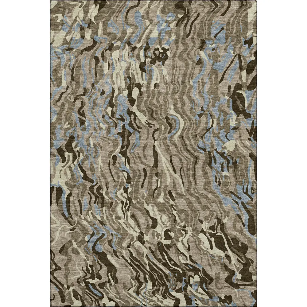 Mayfield AMF1038 Taupe 3' x 5' Rug