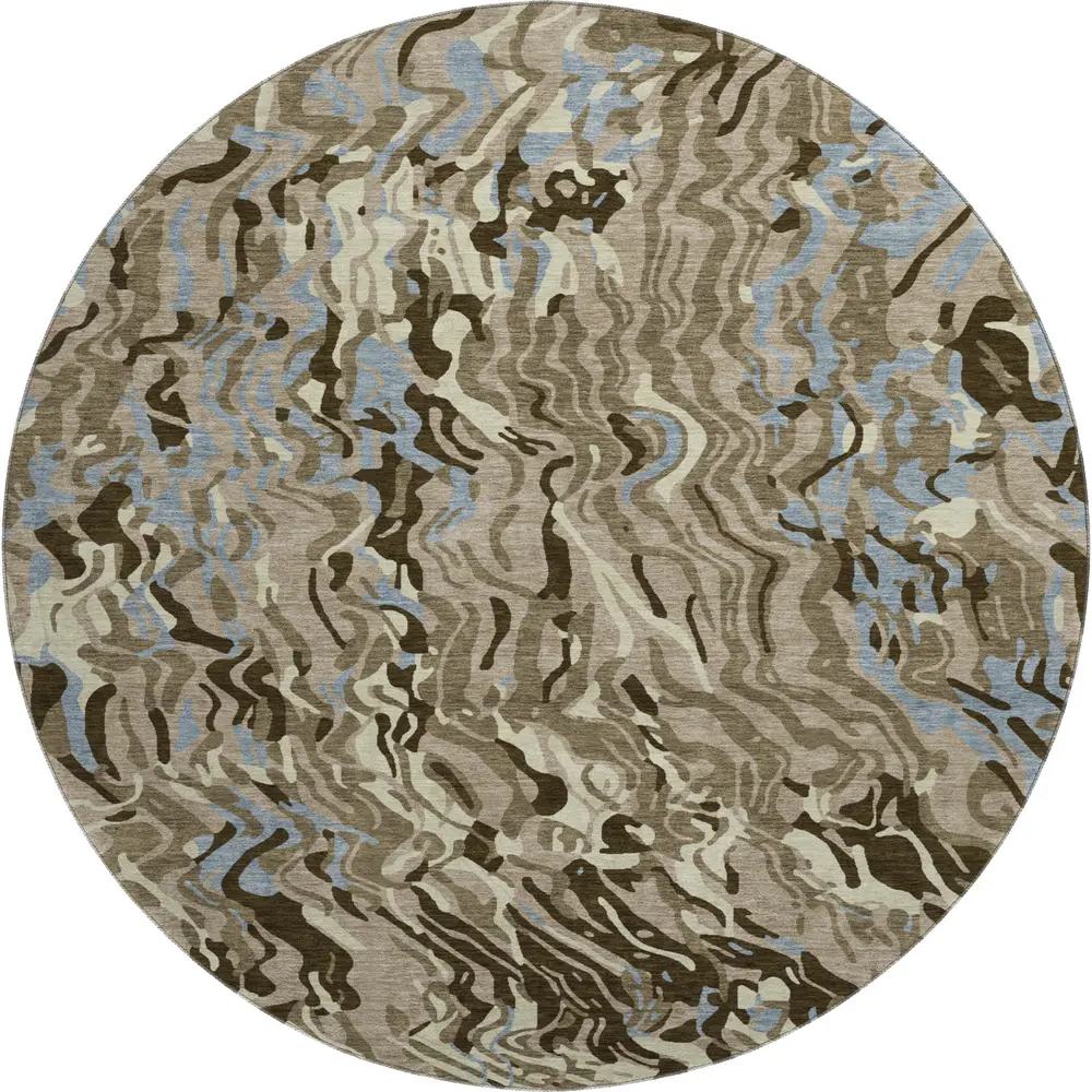 Mayfield AMF1038 Taupe 8' x 8' Rug