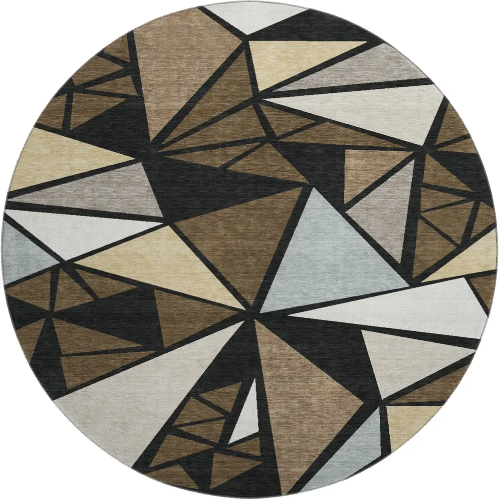 Mayfield AMF1039 Brown 8' x 8' Rug
