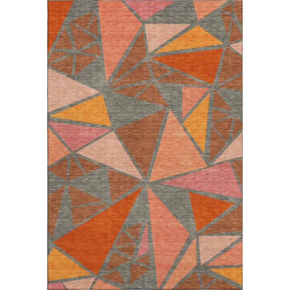 Mayfield AMF1039 Rust 3' x 5' Rug