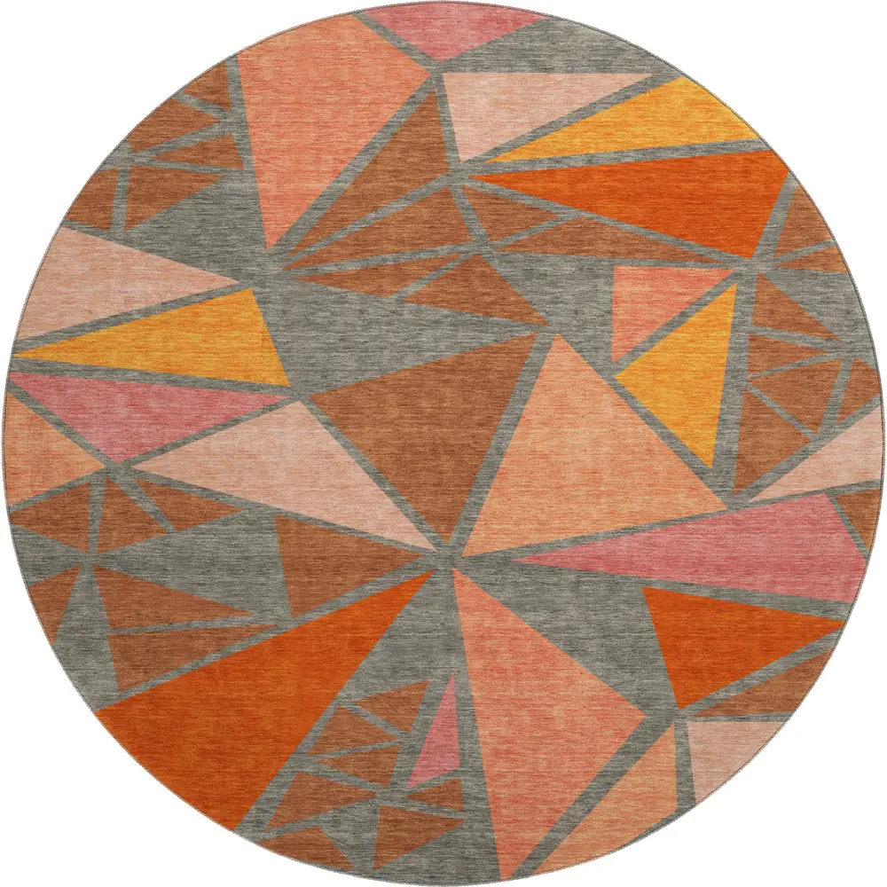 Mayfield AMF1039 Rust 8' x 8' Rug