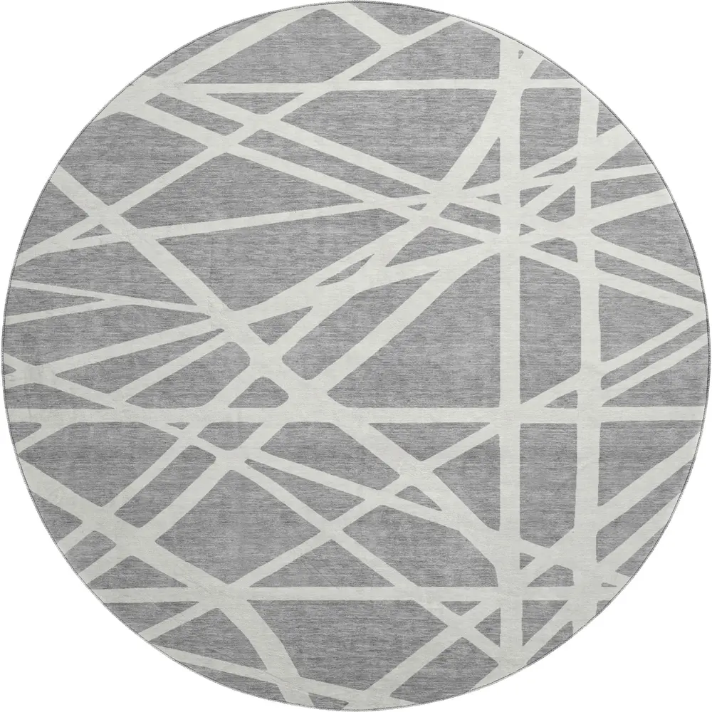 Mayfield AMF1040 Gray 8' x 8' Rug
