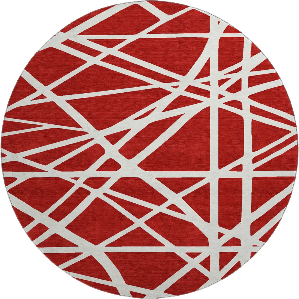 Mayfield AMF1040 Red 8' x 8' Rug