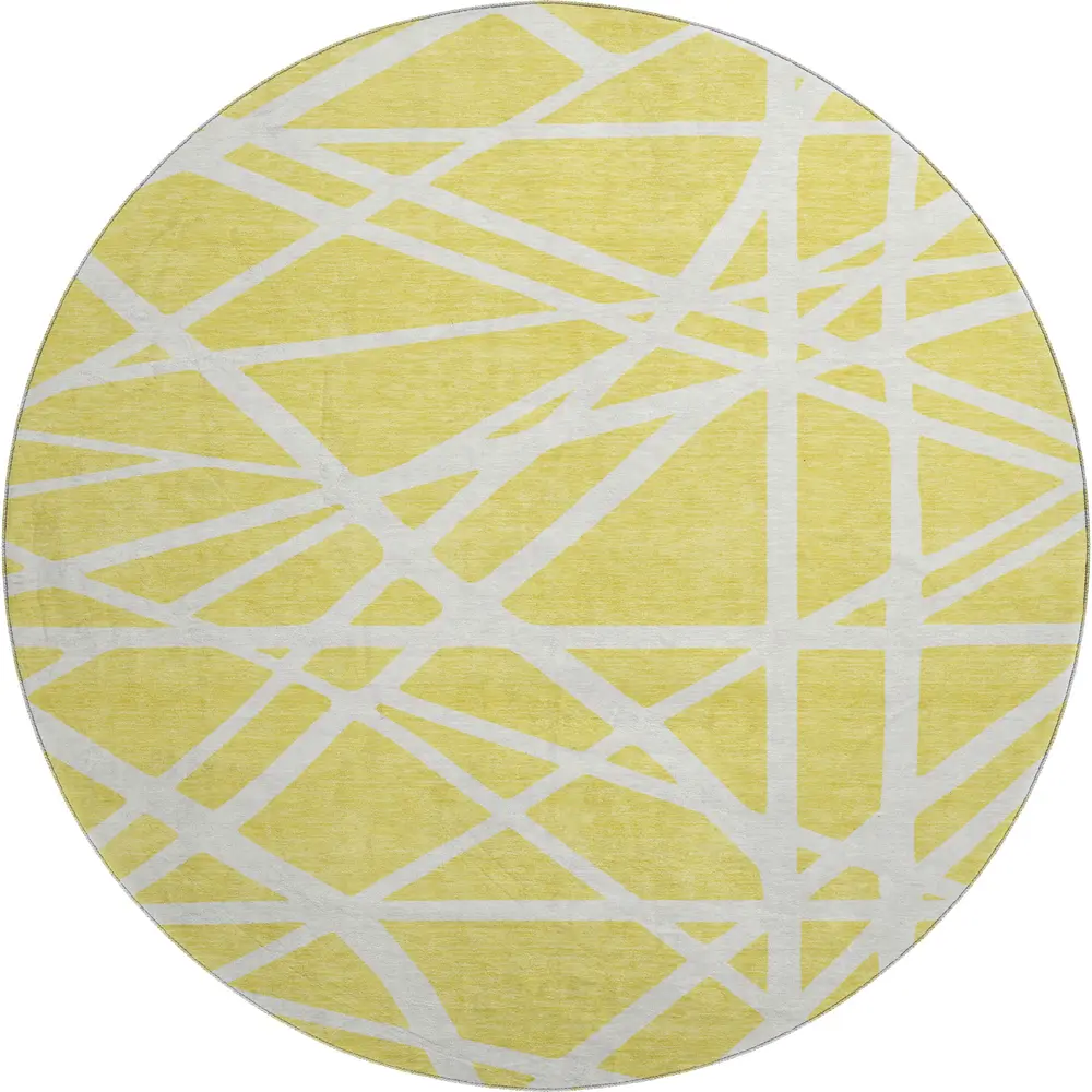 Mayfield AMF1040 Yellow 8' x 8' Rug
