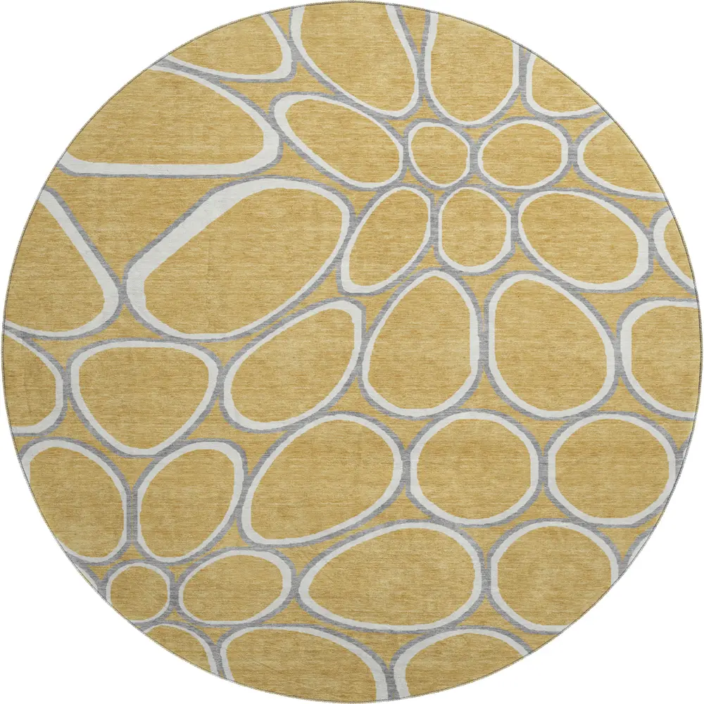 Mayfield AMF1041 Gold 8' x 8' Rug
