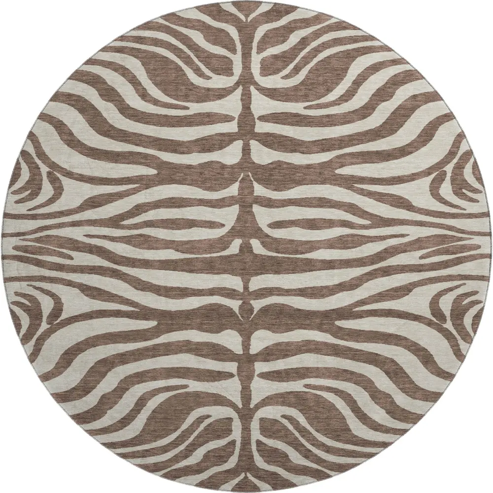 Mayfield AMF1042 Brown 8' x 8' Rug