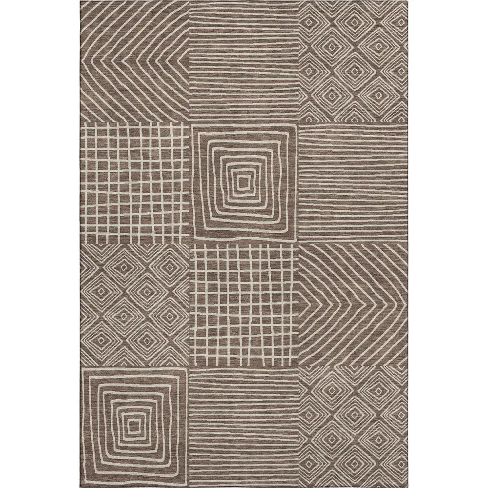 Mayfield AMF1044 Brown 3' x 5' Rug