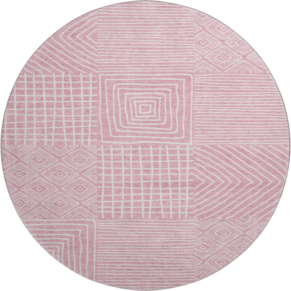 Mayfield AMF1044 Pink 8' x 8' Rug