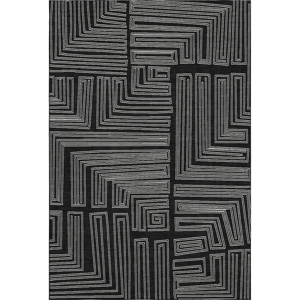 Mayfield AMF1045 Black 10' x 14' Rug