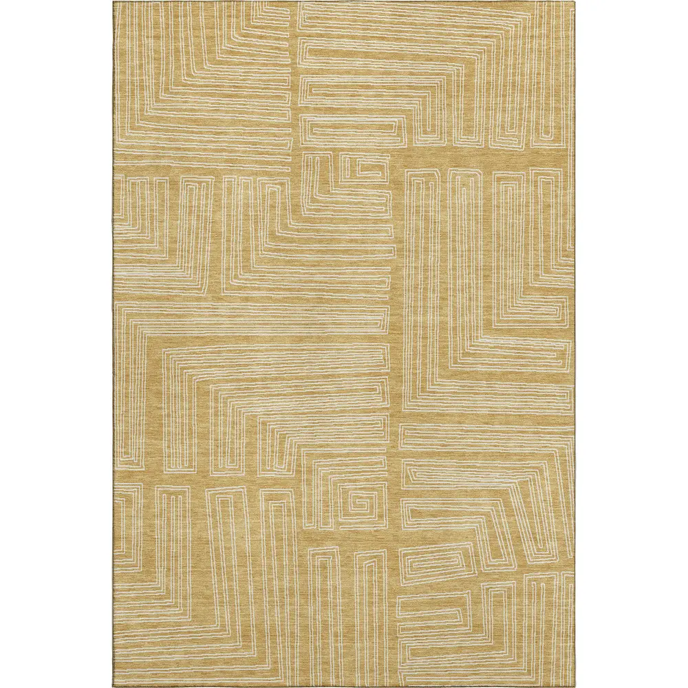 Mayfield AMF1045 Gold 3' x 5' Rug