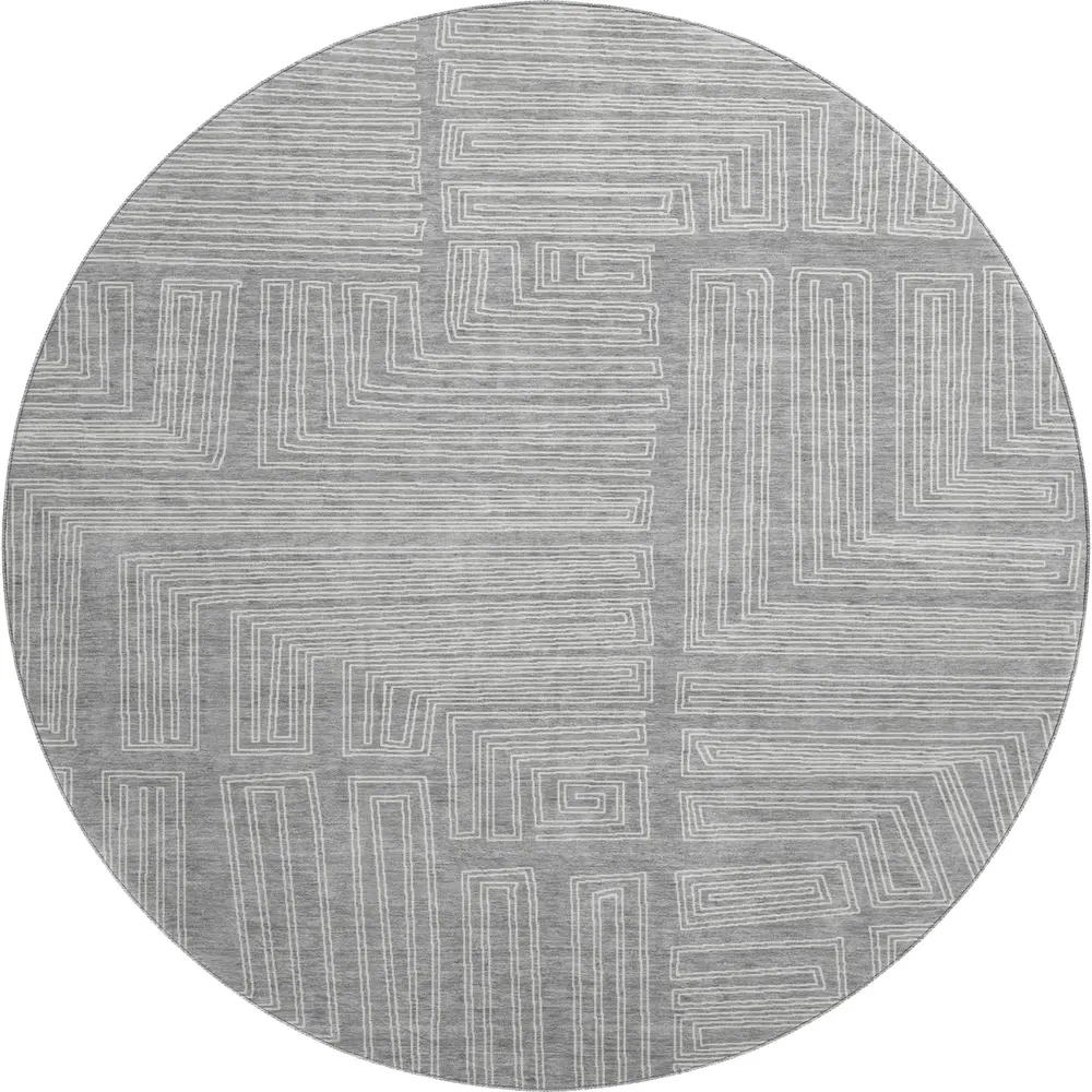 Mayfield AMF1045 Gray 8' x 8' Rug