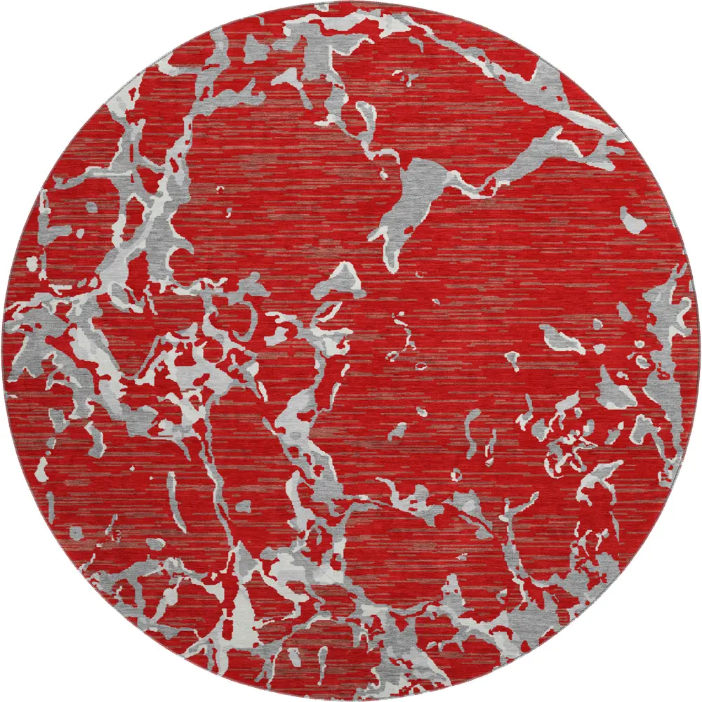 Mayfield AMF1046 Red 8' x 8' Rug