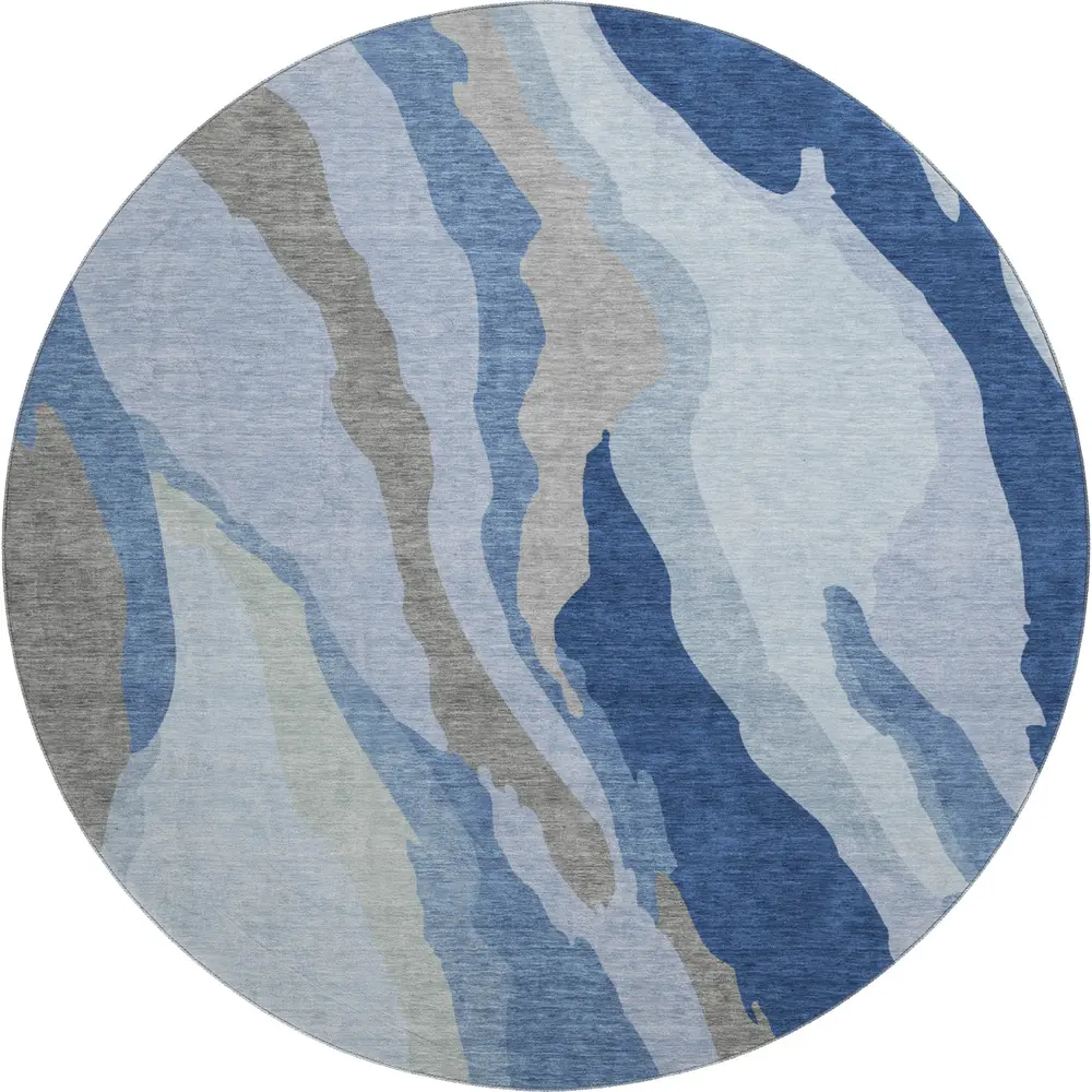 Mayfield AMF1047 Blue 8' x 8' Rug