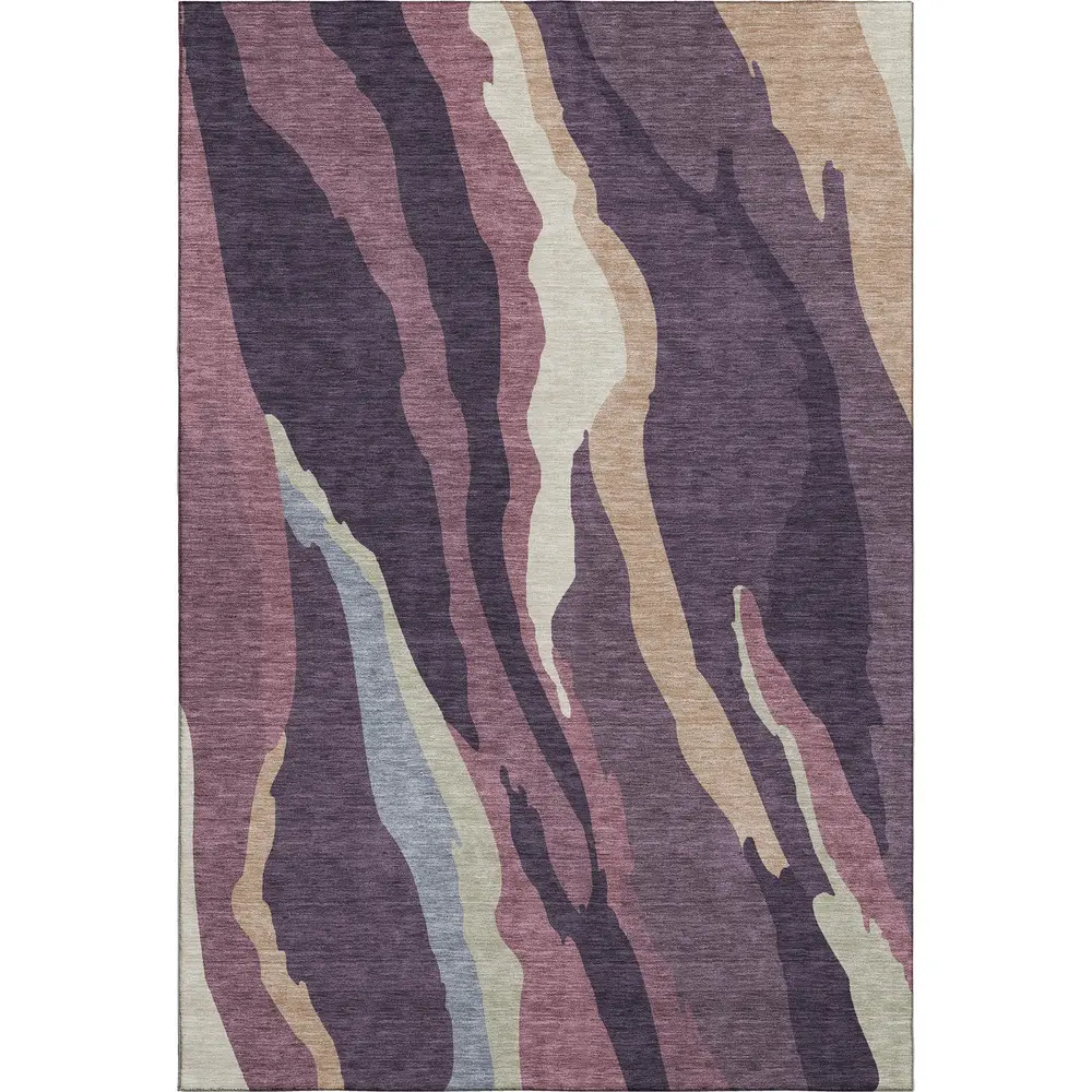 Mayfield AMF1047 Plum 8' x 10' Rug