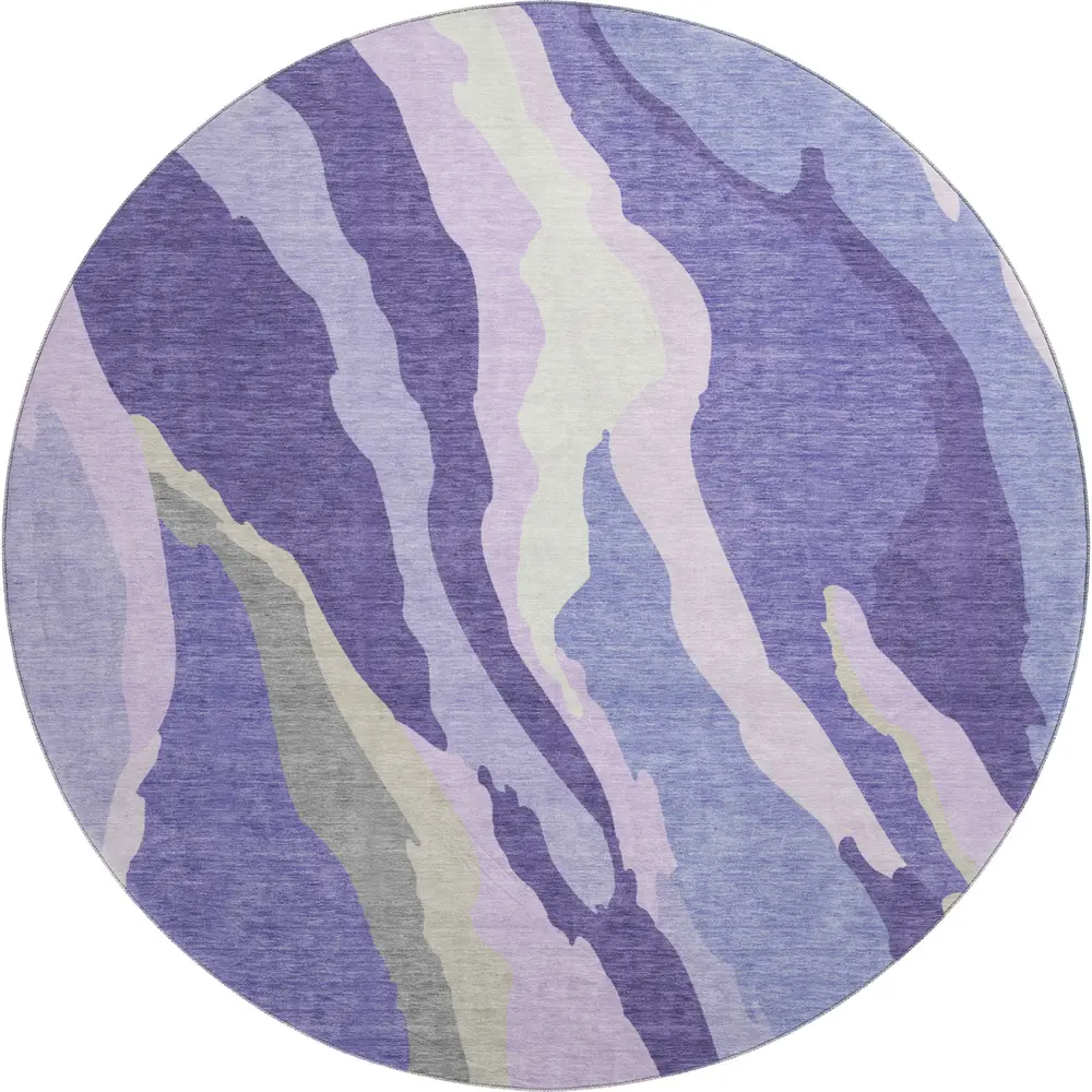 Mayfield AMF1047 Purple 8' x 8' Rug