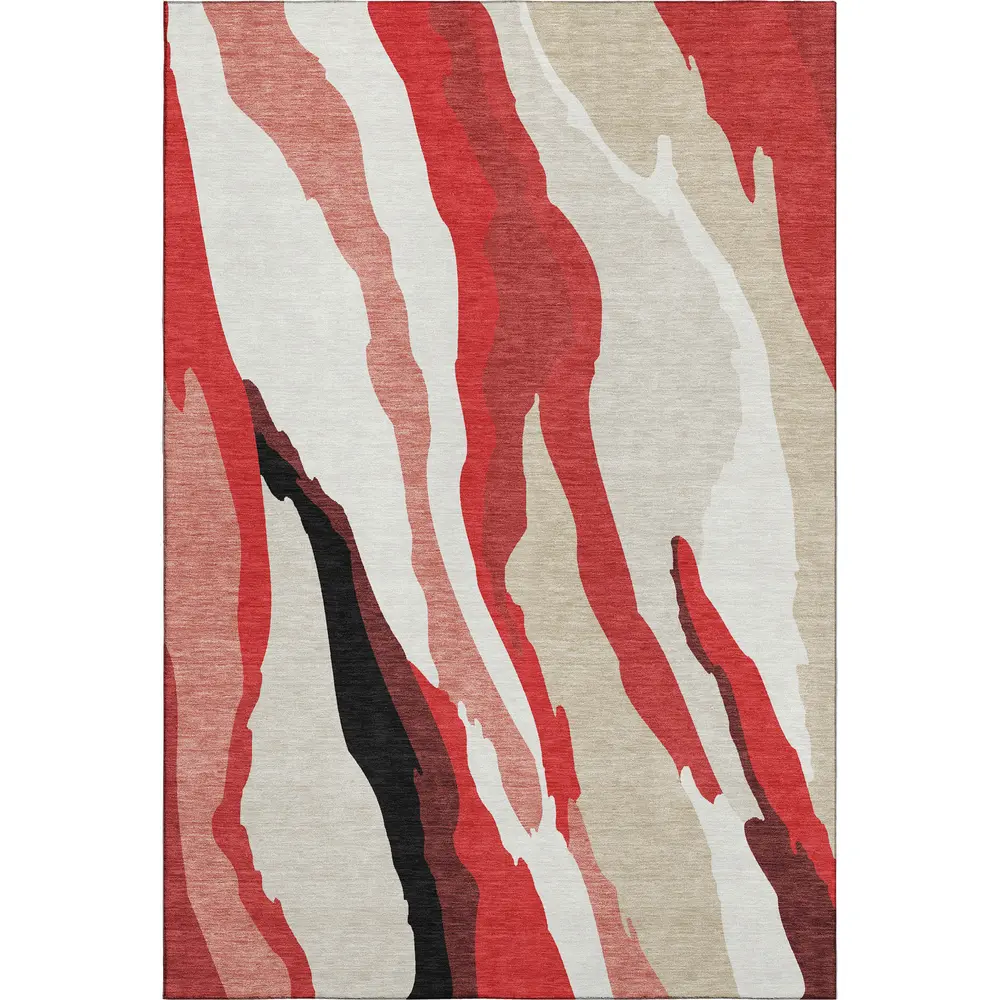 Mayfield AMF1047 Red 3' x 5' Rug