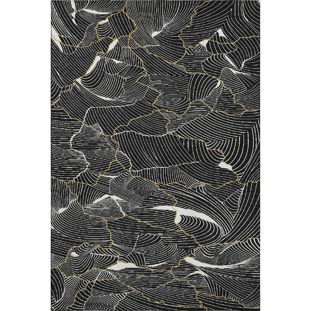 Mayfield AMF1048 Black 10' x 14' Rug