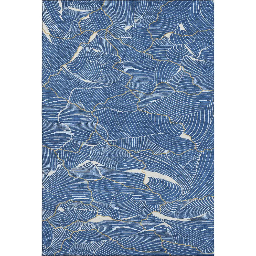 Mayfield AMF1048 Blue 3' x 5' Rug