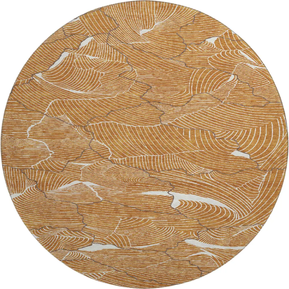 Mayfield AMF1048 Paprika 8' x 8' Rug