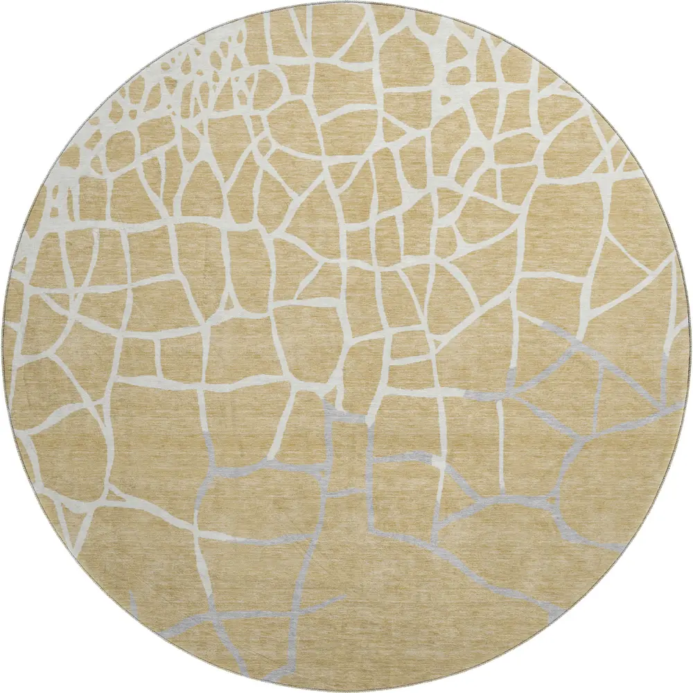 Mayfield AMF1049 Gold 8' x 8' Rug