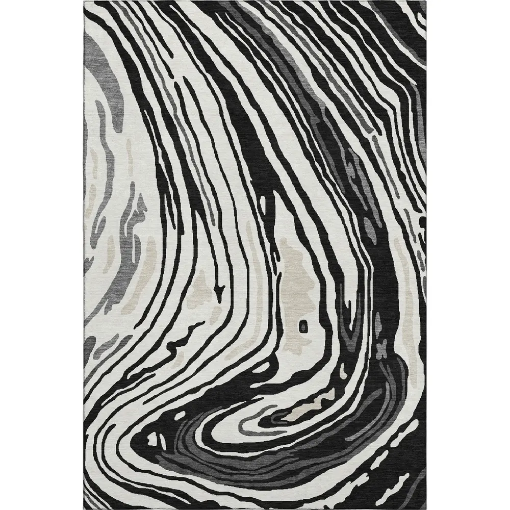 Mayfield AMF1051 Black 8' x 10' Rug