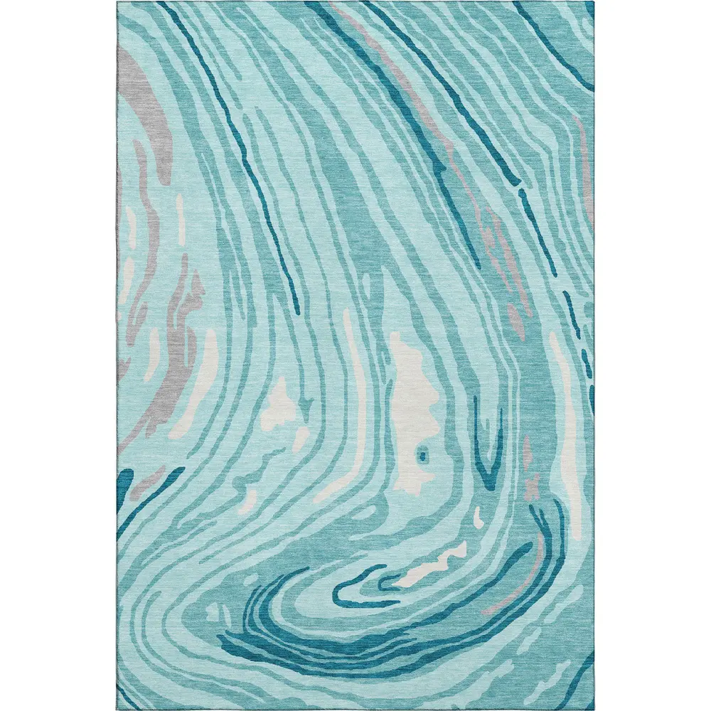 Mayfield AMF1051 Turquoise 3' x 5' Rug
