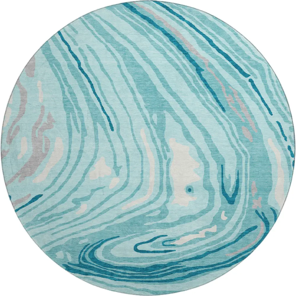 Mayfield AMF1051 Turquoise 8' x 8' Rug