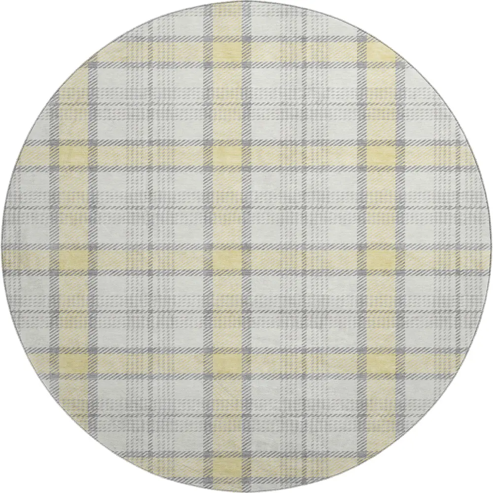Mayfield AMF1052 Yellow 8' x 8' Rug
