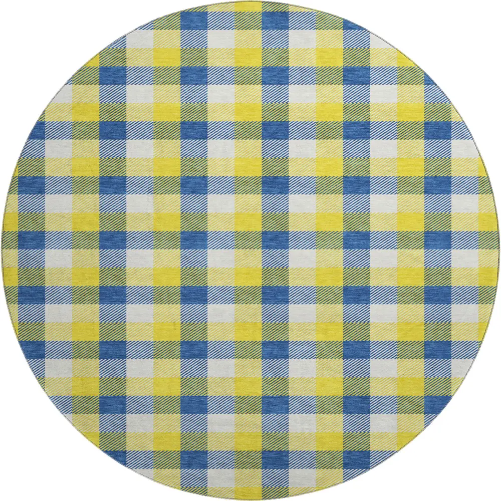Mayfield AMF1053 Yellow 8' x 8' Rug