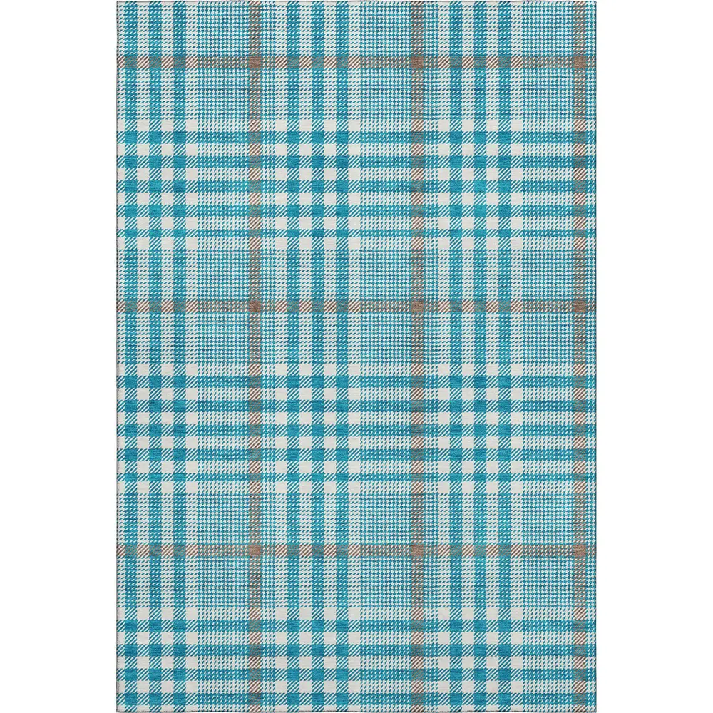 Mayfield AMF1054 Teal 9' x 12' Rug