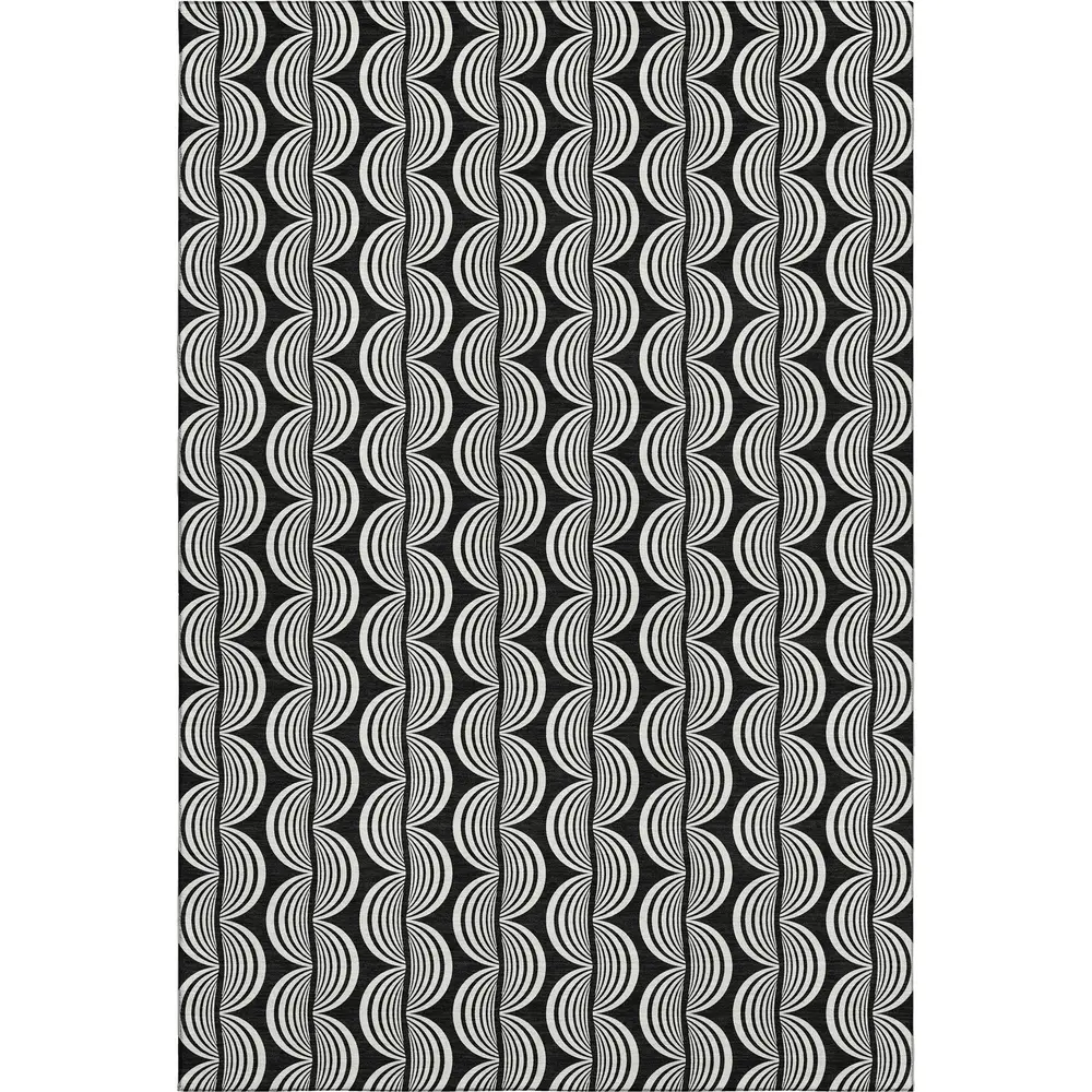 Mayfield AMF1055 Black 8' x 10' Rug