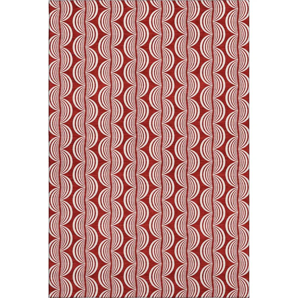 Mayfield AMF1055 Red 10' x 14' Rug