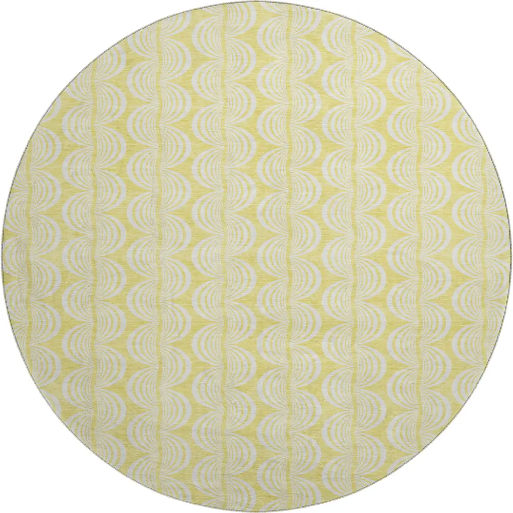 Mayfield AMF1056 Yellow 8' x 8' Rug