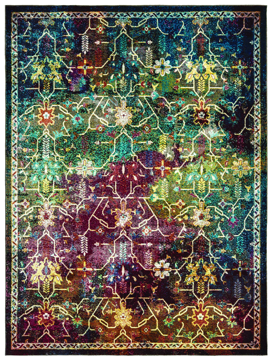United Weavers Panama Jack Bohemian Montego Multi Accent Rug 1'10