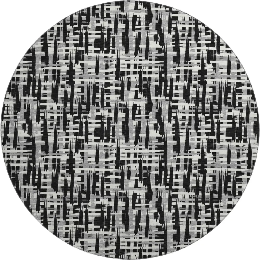 Mayfield AMF1059 Black 8' x 8' Rug